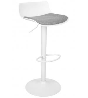 Krzesło barowe SNAP BAR TAP regulowane białe