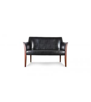 BARI elegancka sofa ze skóry naturalnej typu bycast