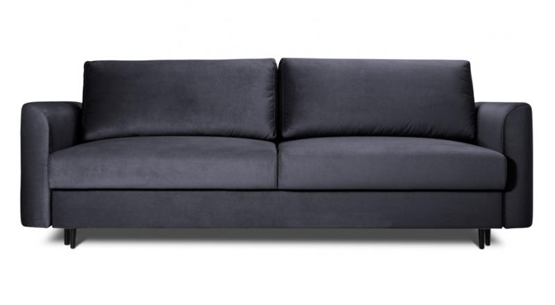 ALTO sofa 3 osobowa rozkładana w szarej tkaninie Monolith 92