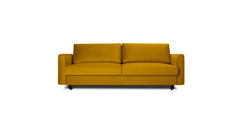 Sofa ALTO w modnym musztardowym kolorze