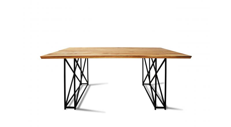 Stół DĘBOWY LOFT 1211 (140 cm x 90 cm x 75 cm)